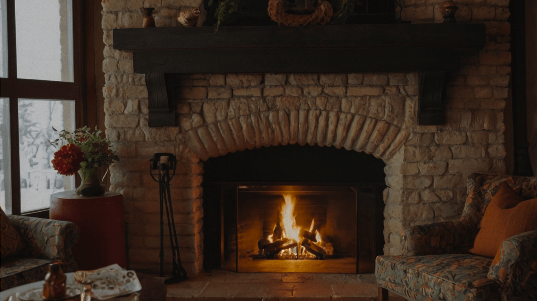 The fireplace interior shown on the FireFly website